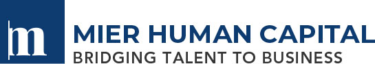 Image of the Mier Human Capital Logo in Navy Blue